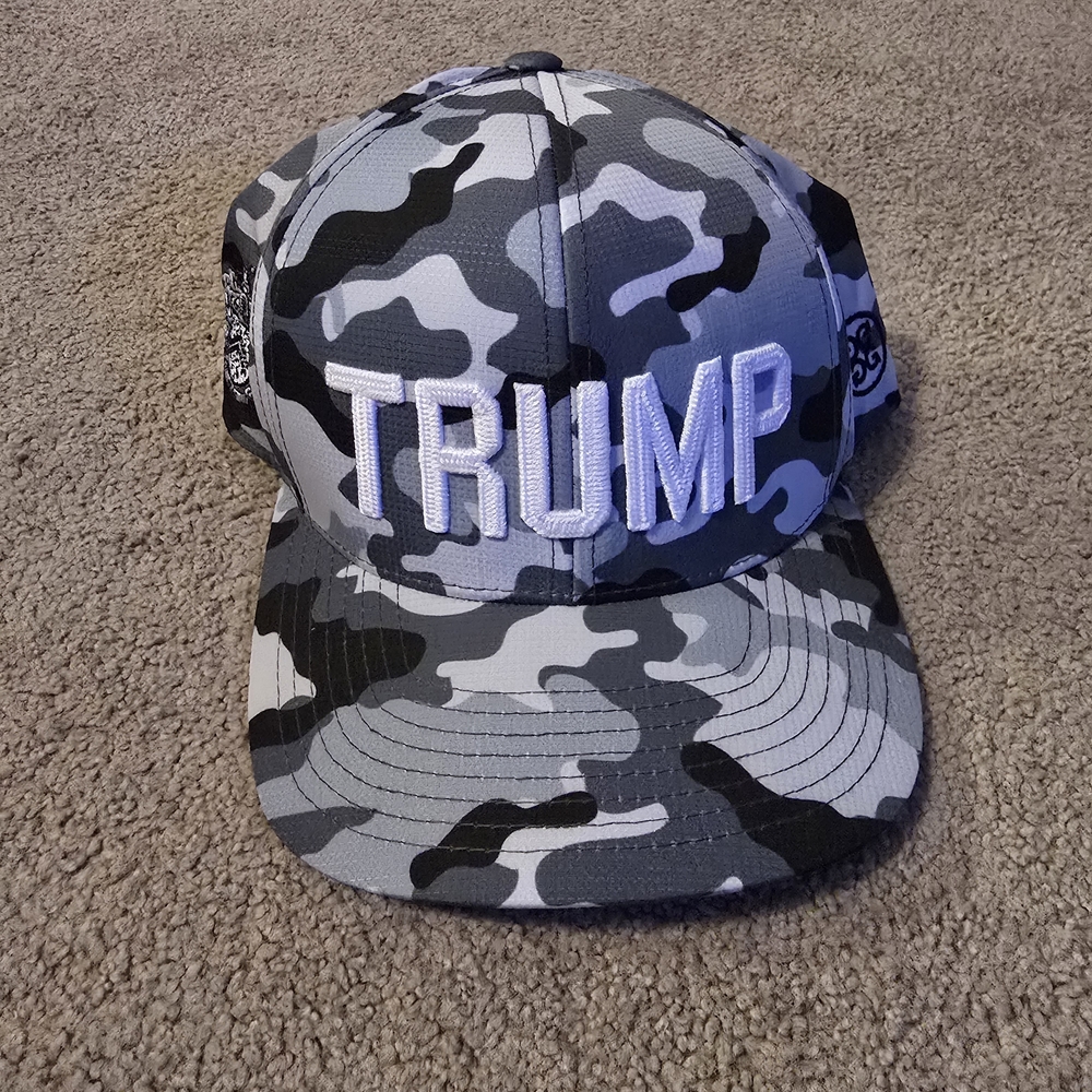 G/FORE Trump National Golf Club Camouflage Hat - Black, Gray, White